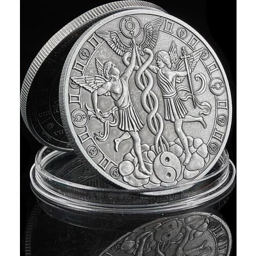 2020 Western Astrology Gemini Constellation Challenge Coin Start A Topic With Girls Best Gifts