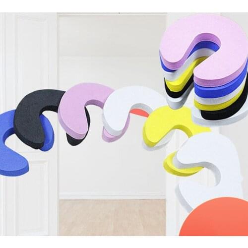 5/10Pcs Baby Door Stop Child Safety Protectors Foam Door Stop Door Protectors Home Baby Safety Accessories