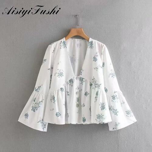 AisiyiFushi Women's Printed Shirts