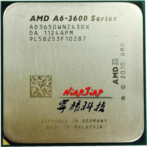 AMD A6-Series A6-3650 A6 3650 2.6 GHz Quad-Core CPU Processor AD3650WNZ43GX Socket FM1