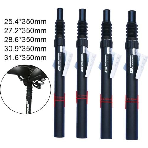 Suspension Shock Absorber Seatpost 350mm Straight Headless 25.4 27.2 28.6 30.9 31.6mm Road Bicycle Mountain Bike Seat Post