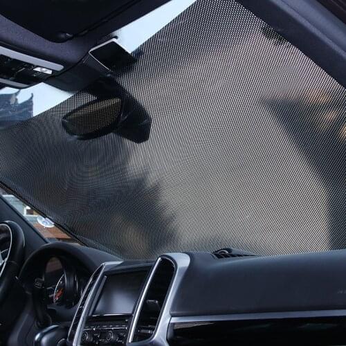 Car automatic retractable shading curtain curtain side window retainer net shade curtain car sun retractable curtain