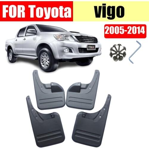 Mud flaps for VIGO Mudguards fender vigo Pickup Mud flap splash Guard fenders Mudflap mudguard car accessories Front Rear 4 pcs