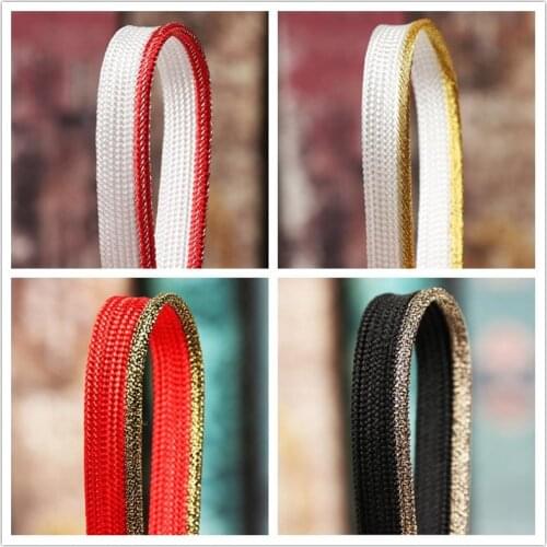 50Yards Twisted Braided Ribbon Gold Silver Curved Lace Trim Pillow Bedding Piping Lip Cord Trim Rope Sewing Clothing Accessories