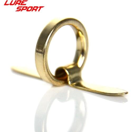 LURESPORT 6pcs Steel Ring avoiding missing Lost Loop Fishing Rod Building Component Repair Fishing rod DIY Accessory