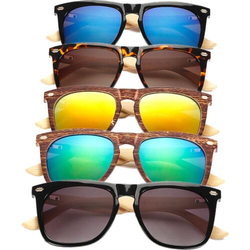 FOENIXSONG Fashion Sunglasses for Men Man Driving Mirror Rivet Points Black Frame Eyewear Women Sun Glasses Female KP1516