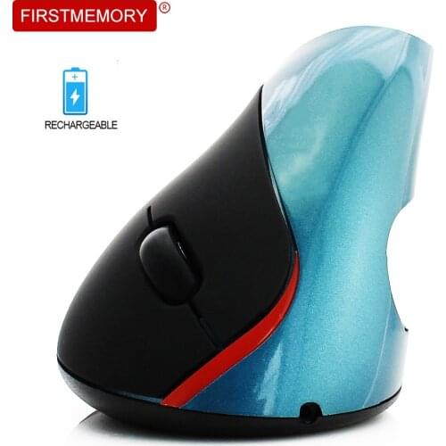 Mouse Gamer Gaming Mause Wireless Rechargeable Vertical Ergonomic Computer Mice With USB Receiver 1600 DPI For PC Desktop Laptop