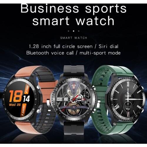 2021 Latest Cool Business Smart Watch Men Mechanical Full Circle Touch Screen Waterproof Sport Fitness Watch for Bluetooth Call