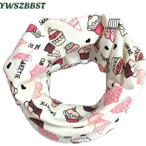 2021 New Autumn Winter Children Scarf Baby Bibs Baby Girl Boy Scarves Cotton O Ring Collars Kids Child Scarf Baby Burp Cloths