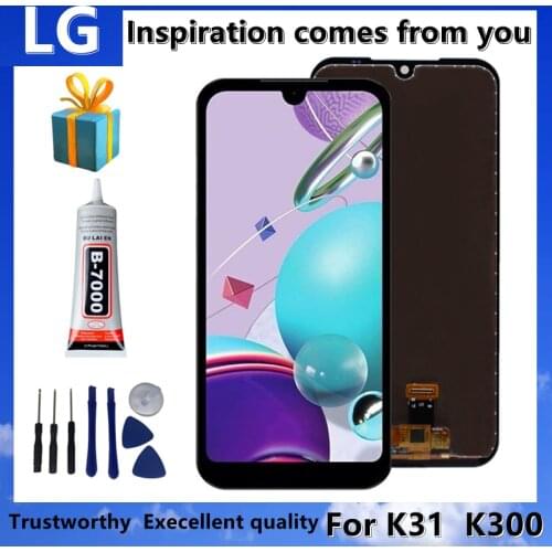 Original For LG K31/k300 Touch Screen Digitizer Assembly Replacement With Frame Tools