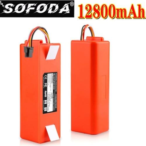 Applicable to the battery of Xiaomi sweeper 14.4V 12800mah stone robot power 1/2/3/4 generation lithium battery accessoris