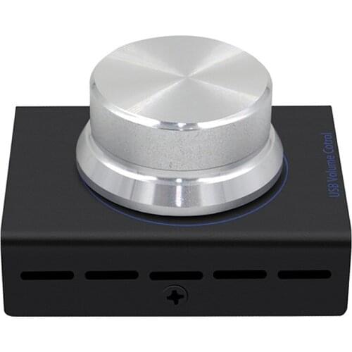Portable USB Volume Control Speaker Audio Microphone USB Knob Volume Controller for Win 10/8/7/vista/XP/Mac Computer PC Use