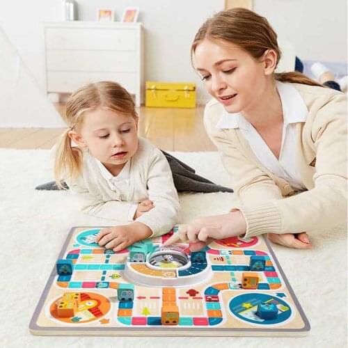 ABS Goose Chess Flying Chess Set Family Board Games Parent Child Entertainment Activities Kids Intelligence Toys