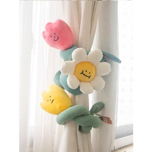 Tulip Curtain Cord Pillow Wrap Long Pillow Funny Long Kids Baby Bed Protective Bumpers Doorknob Cover Home Decor