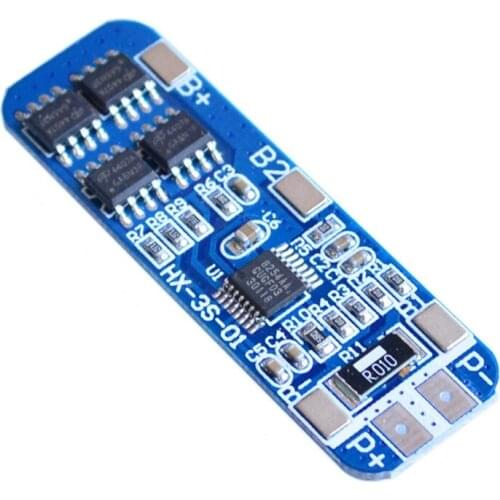 Smart Electronics 3S 12V 18650 10A BMS Charger Li-ion Lithium Battery Protection Board Circuit Board 10.8V 11.1V 12.6V