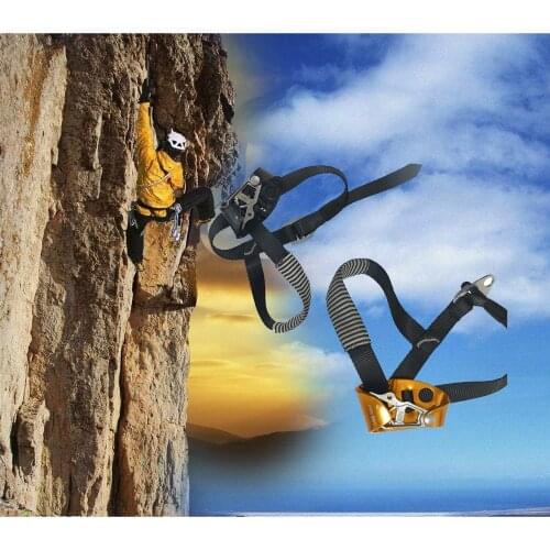 Adults Left Right Foot Ascender Tree Rigging Arborist Caving Safety Equipment Anti-dropping Protector Climbing Accessory