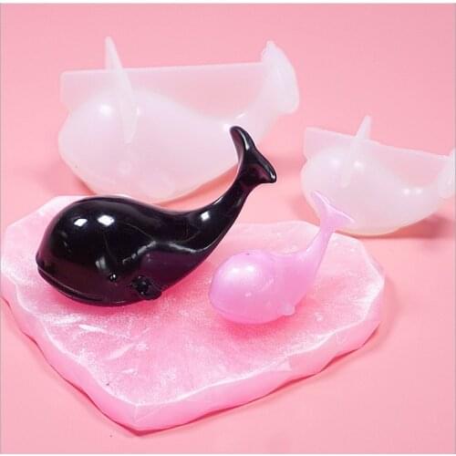 1PC 3D Whale Silicone Mold Ocean Style Decoration Resin Art For Home Decoration 103297