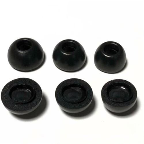 100sets Replacement Ear Tips Earbuds for AirPods Pro 3 Anti-Slip Black Momery Foam Eartip 1set=2L+2M+2S
