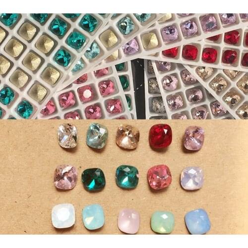 100PCS/Lot 1984-1998 Cute Crystal Opal White Nail Art Round Crystal Glass Rhinestone RS-07