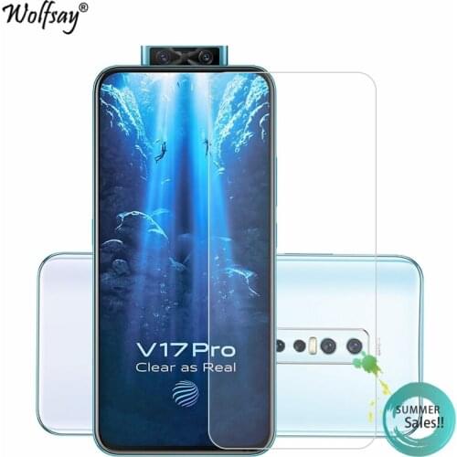 2PCS Glass For Vivo V17 Pro Tempered Glass Screen Protector For Vivo V17 Pro Glass Phone Film For Vivo V17 Pro Protector Film