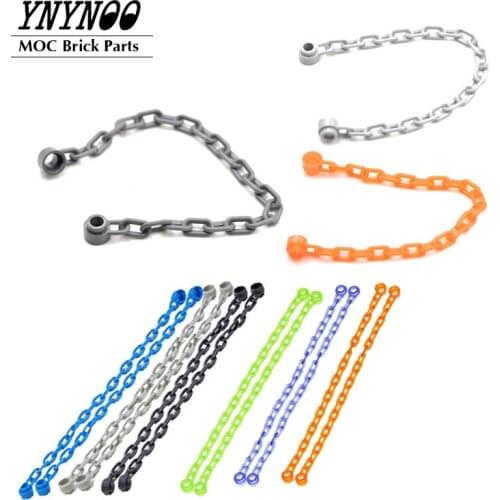 20Pcs/lot String Bands and Reels Series Parts Chain 17L MOC Building Blocks Bricks 13.4cm Length Compatible 30104 Chains Link