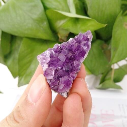 3pcs Natural Dream Amethyst Quartz Crystal Cluster Specimen Healing Gifts