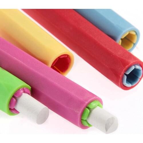 5pcs Health Non-toxic Chalk Holder Chalk Clip Colourful Chalk Holders Clean Teaching Hold Teacher supplies