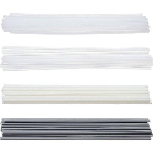 50pcs Plastic Welding Rods PVC ABS PP PE Welding Rods Plastic Welder Tool Welding Sticks 200mm Length
