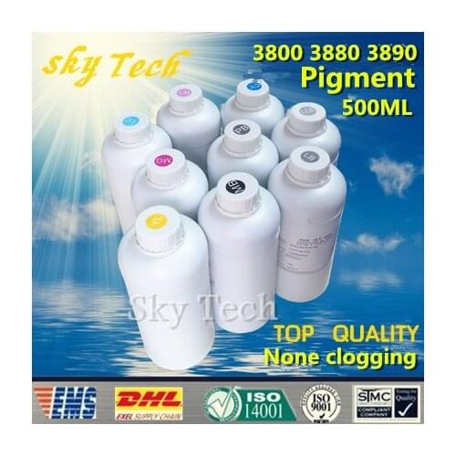 500ML*9 High quality Pigment ink suit for Epson Pro 3800 3800C 3850 3880 3890 . water proof Ink PB MB LB LLB C M Y LC LM