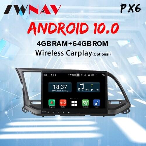 Android 10.0 4G+64G DSP Car Radio Multimedia Video Player For Hyundai Elantra carplay 2015-2018 Navigation GPS 2din autoradio