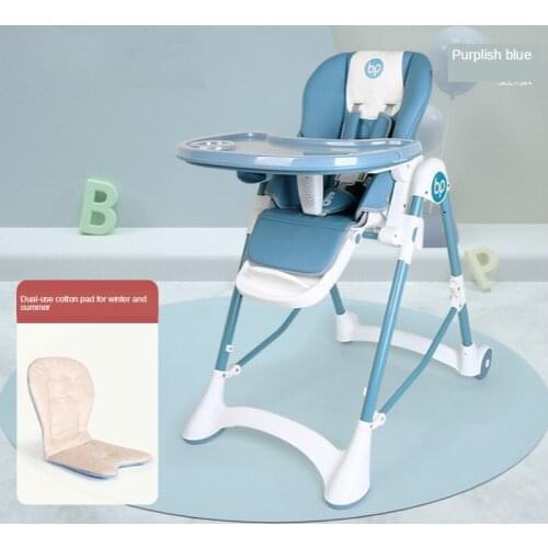 Baby Dining Chair Childrens Dining Chair Household Folding Baby Chair Multifunctional with Bluetooth K058