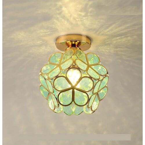 Corridor Flower Ceiling Light Living Room Nordic Simple Modern Balcony Ceiling Lamp Decorations For Home Lighting