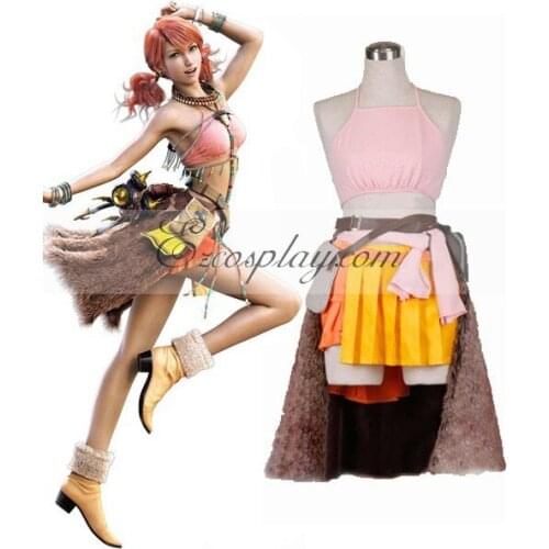 Final Fantasy XIII 13 Oerba Dia Vanille Cosplay Costume E001