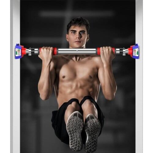 73-94cm No punching installation fitness wall bar Skidproof safe door horizontal bar