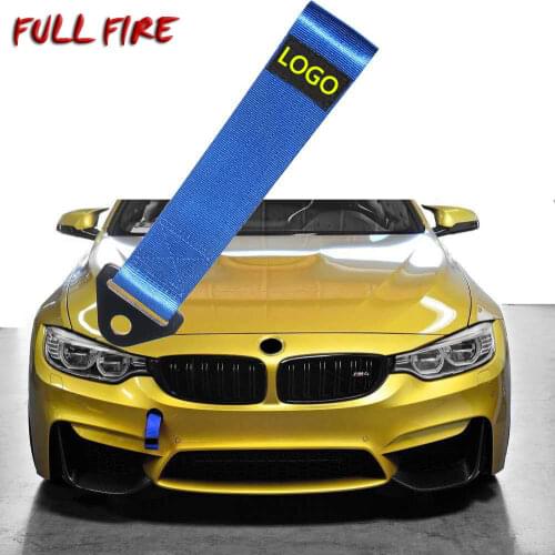 Fashion Universal Racing Towing Rope High Strength Nylon JDM trailer Tow Ropes Racing Car Tow Strap Bumper Trailer