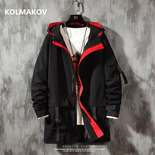 2020 new arrival spring mens High quality casual trench coat , casual fashion hoooded jackets men,plus-size M-7XL