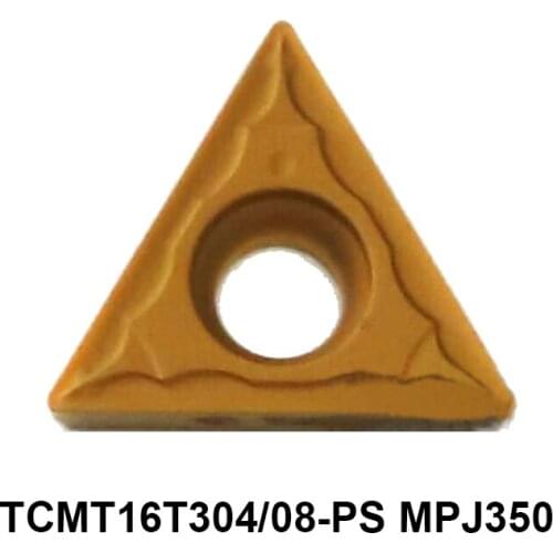 Original TCMT16T304-PS TCMT16T308-PS MPJ350 TCMT 16T304 16T308 Carbide Inserts Lathe Tools Cutter for Stainless Steel