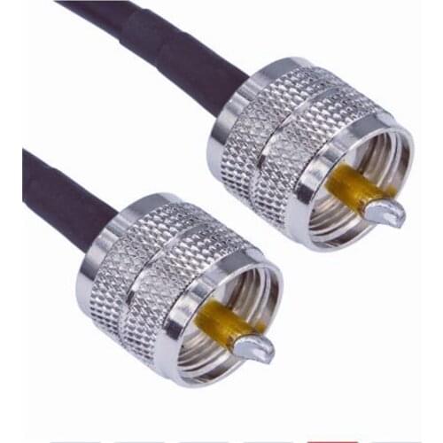 RF Coaxial Cable RG58 Cable PL259 UHF male to UHF male connector RF Adapter Coax Ham Radio Cable