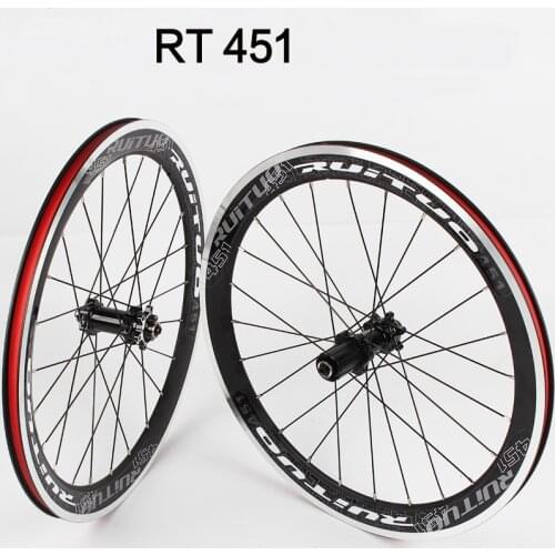 RT XL 451 BMX Ultra Light Broken Straight Pull Wheel Set Front 2 Rear 4 Bearing Hub Wheelset Disc Brake Bicycle Parts