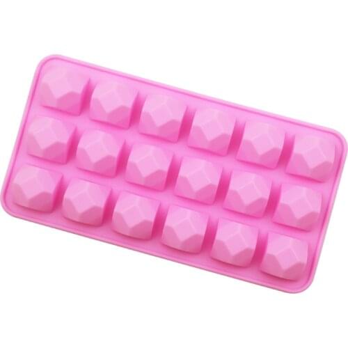 Silicone diamond chocolate mold fondant tool candy Eco-Friendly ice cube tray pudding