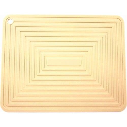 Silicone Dish Drying Mat Non-slip Heat Resistant Bar Service Table Placemat Kitchen Pad Dropship