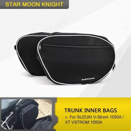For SUZUKI V-Strom 1050A / XT VSTROM 1050A Motorcycle luggage bags Expandable Inner Bags Black Trunk Inner Bags