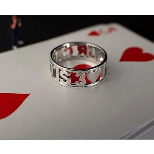Feel Your Heart by Hyde Ren Rings Magic Tricks Appear Vanish For Professional Magician Illusions Cards