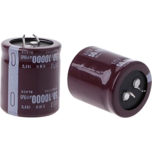 2021 New 10000uF 50V 105°C Power Electrolytic Capacitor Snap Fit Snap In