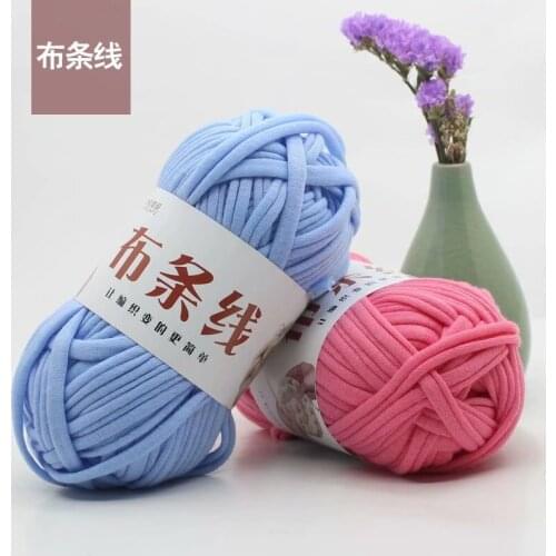5pieces 500g Strip Thread Messenger Bag Graceful Handbag Cushion Wool No Pilling Strip Thread Yarn for Knitting Knitting