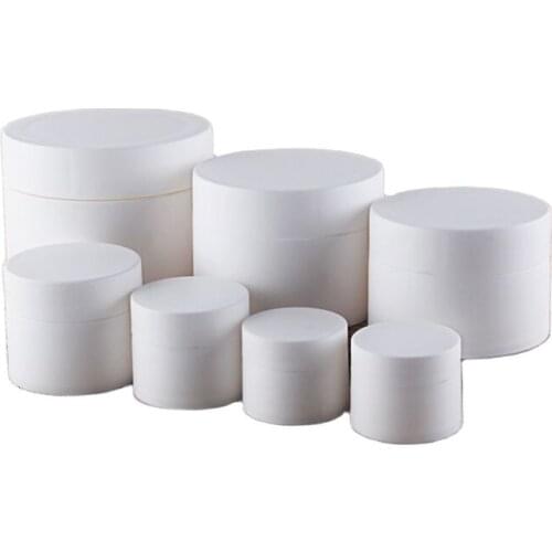 50G frosted white plastic jar for eye cream/sample cream/ essence/art nail cosmetic pot/moisturier cosmetic packing