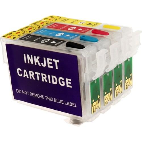 73N T0731 Refillable Ink Cartridge for Epson CX5900 T40W TX205 TX209 TX409 TX419 TX300F CX4900 CX3905 TX100 Printer kit