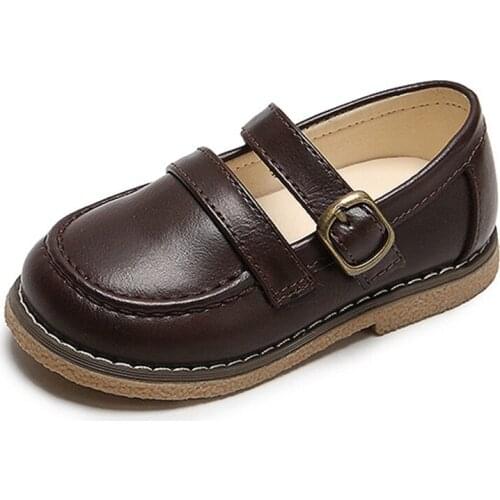 Children Shoes Pu Leather Casual Styles Baby Boys Girls Shoe Soft Comfortable Loafers Kids Flat Shoes For Toddler/little Kids