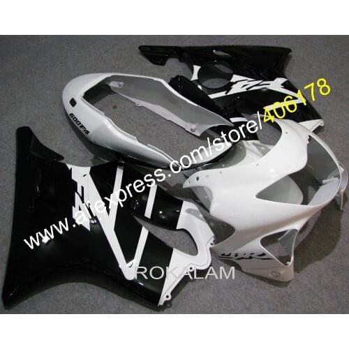 For Honda Fairing CBR600F4 99 00 CBR 600 F4 CBR600 F4 CBR600 1999 2000 White Black Body Kit (Injection Molding)