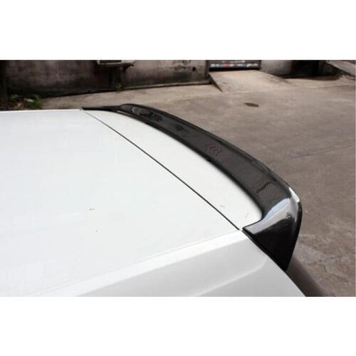 TSI-STYLE Carbon Fiber Car Rear Wing Trunk Lip Spoilers Fits For Vw Volkswagen Golf 7 2014 2015 2016 2017